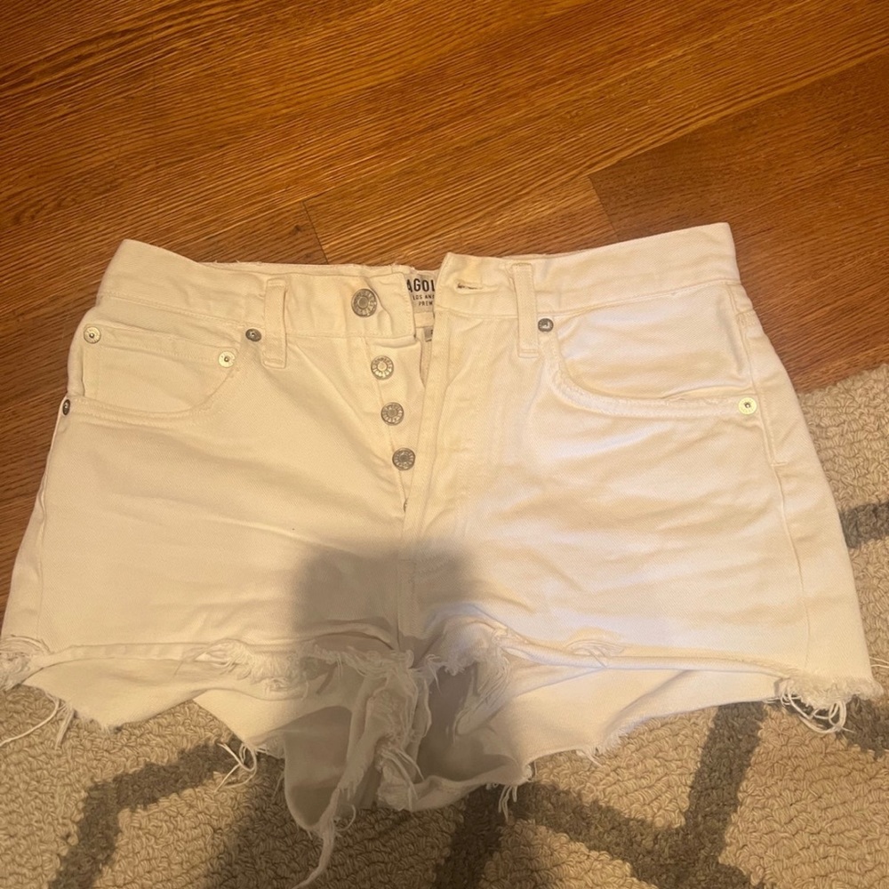 Agolde parker vintage cut off shorts